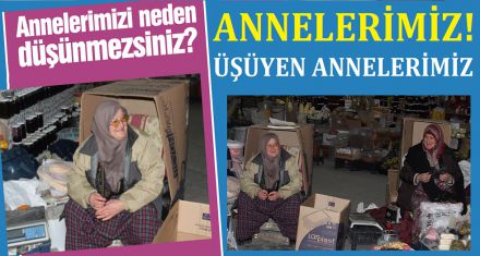 Soğuk havayla kartondan ev yaparak mücadele ediyorlar