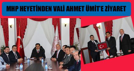 BAHÇELİ'NİN BAŞDANIŞMANINDAN VALİ ÜMİT'E ZİYARET