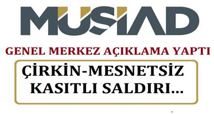 GENEL MERKEZ AÇIKLAMA YAPTI 