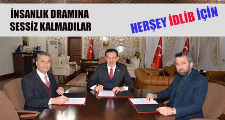 BOLU VALİLİĞİ İDLİB'E SESSİZ KALMADI