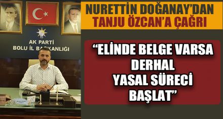 NURETTİN DOĞANAY'DAN TANJU ÖZCAN'A ÇAĞRI