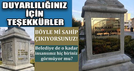 DUYARLILIĞINIZ İÇİN TEŞEKKÜRLER