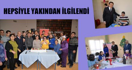 VALİ ÜMİT'TEN ENGELLİ BAKIM MERKEZİ ZİYARETİ