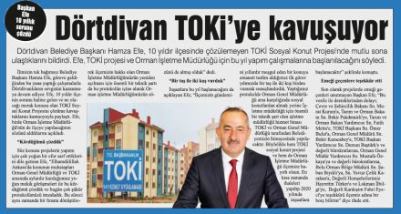 Başkan Efe 10 yıllık sorunu çözdü 