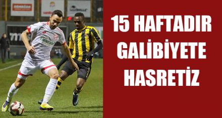 BOLUSPOR GALİBİYETİ UNUTTU