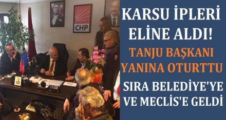 KARSU İPLERİ ELİNE ALDI
