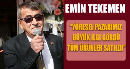 KIBRISCIK YÖRESEL PAZARINA YOĞUN İLGİ 