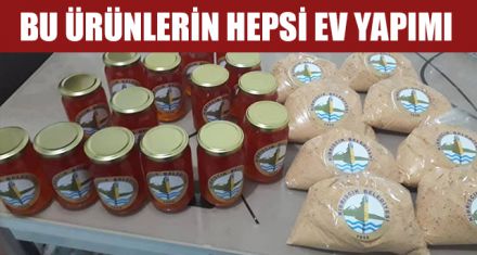 BU ÜRÜNLERİN HEPSİ EV YAPIMI