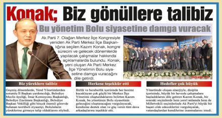 Kazım Konak hedefi yüksek koydu