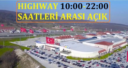 HIGHWAY 10:00-22:00 ARASI AÇIK