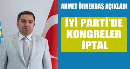 İYİ PARTİ'DE KONGRELER İPTAL