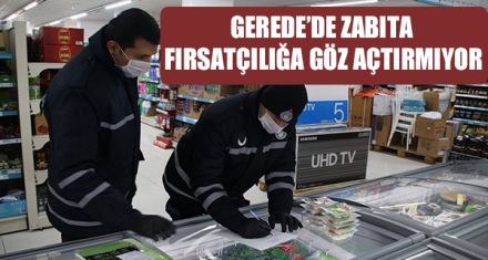 GEREDE'DE ZABITA FIRSATÇILIĞA GÖZ AÇTIRMIYOR   