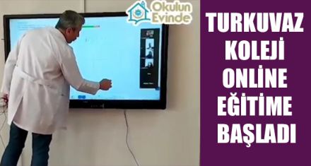 TURKUVAZ KOLEJİ ONLİNE EĞİTİME BAŞLADI