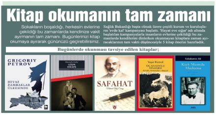 Kitap okumanın tam zamanı 
