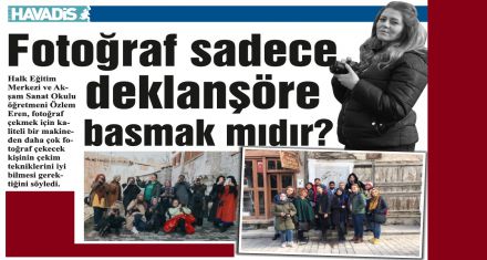 Fotoğrafla kendinizi yansıtın