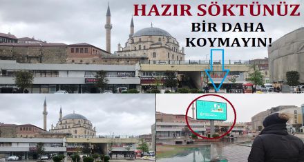 HAZIR SÖKTÜNÜZ BİR DAHA KOYMAYIN!