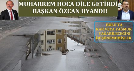 YAĞMUR YAĞABİLECEĞİNİ DÜŞÜNEMEMİŞLER!