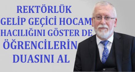 GENÇLERİN GELECEĞİYLE OYNAMAYIN