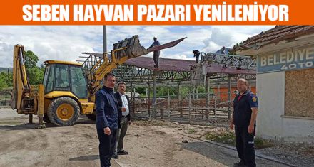 SEBEN HAYVAN PAZARI YENİLENİYOR