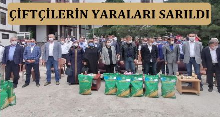 ÇİFTÇİLERİN YARALARI SARILDI