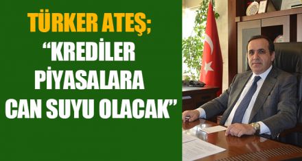 “KREDİLER PİYASALARA CAN SUYU OLACAK”
