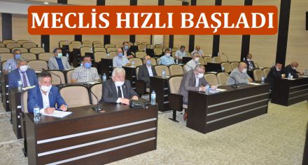 MECLİS HIZLI BAŞLADI 