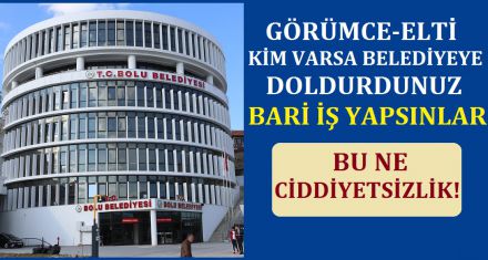 BU NE CİDDİYETSİZLİK