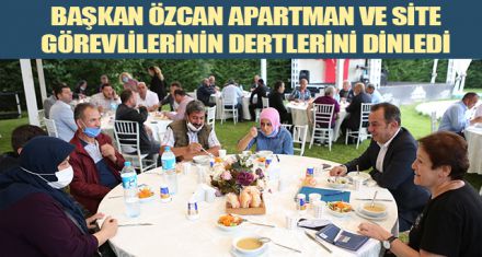 BAŞKAN ÖZCAN DERTLERİNİ DİNLEDİ