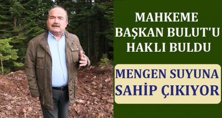 BAŞKAN BULUT BU KONUDA KARARLI