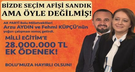 MİLLİ EĞİTİM'E BİR ÖDENEK DAHA!