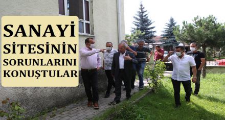 SANAYİNİN SORUNLARINI KONUŞTULAR 