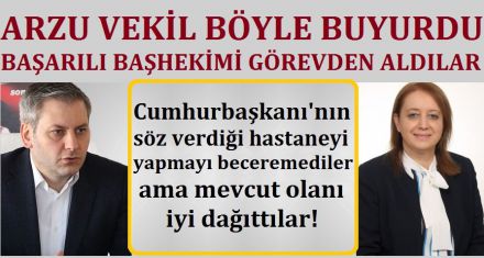 ARZU VEKİL BAŞARIYA TAHAMMÜL EDEMEDİ Mİ?