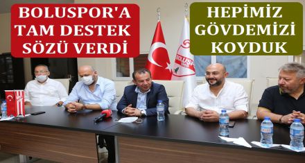 BOLUSPOR'A TAM DESTEK 