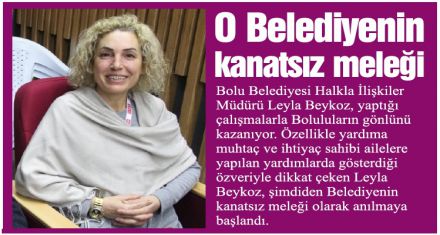 Belediyenin iyilik meleği