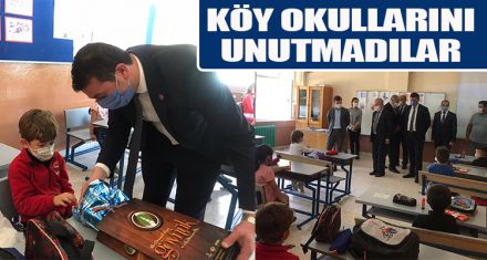KÖY OKULLARINI UNUTMADILAR