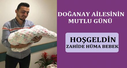 Doğanay ailesinin mutlu günü
