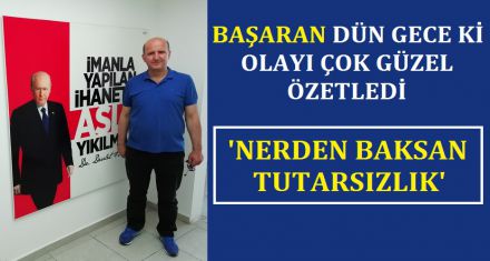 Başaran durumu çok güzel özetledi; Nerden baksan tutarsızlık