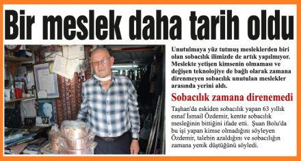 63 yıllık esnaf sobacılık mesleğini anlattı