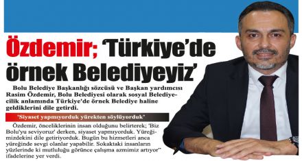 5 yıl sonunda tüm sözler yerine getirilmiş olacak