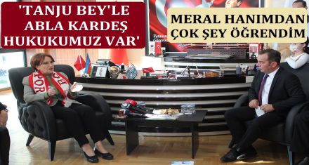 Akşener Bolu Belediyesini ziyaret etti 