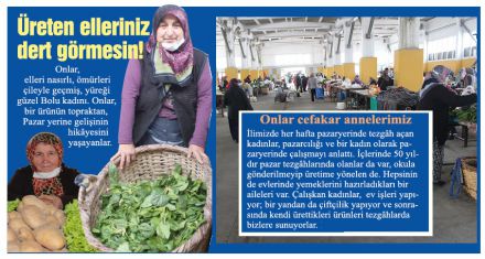 Onlar Bolu'nun üreten kadınları 