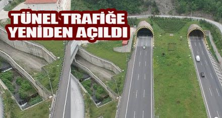 BOLU DAĞI TÜNELİ TRAFİĞE TEKRAR AÇILDI