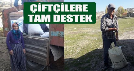 ÇİFTÇİLERE TAM DESTEK