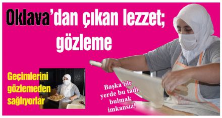 Bolu kadınının elinden çıkan lezzet