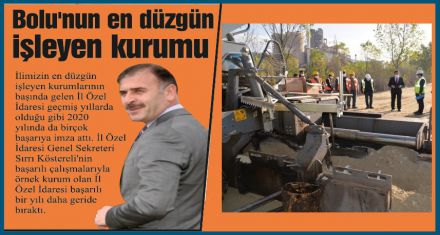 Diğer kurumlara örnek oluyor