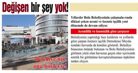 Aynı acemiliğe devam
