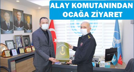 ALAY KOMUTANINDAN OCAĞA ZİYARET