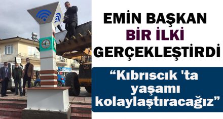 EMİN BAŞKAN BİR İLKİ GERÇEKLEŞTİRDİ