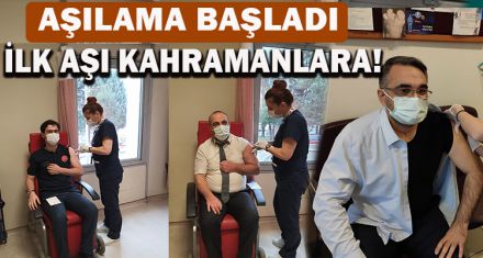 AŞI ÇALIŞMALARI BAŞLADI