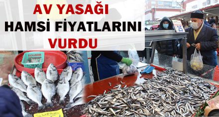AV YASAĞI HAMSİ FİYATLARINI VURDU